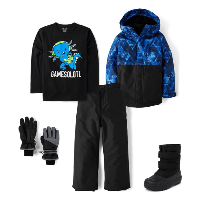 Unisex Kids Snow Pants BLACK The Children s Place CA