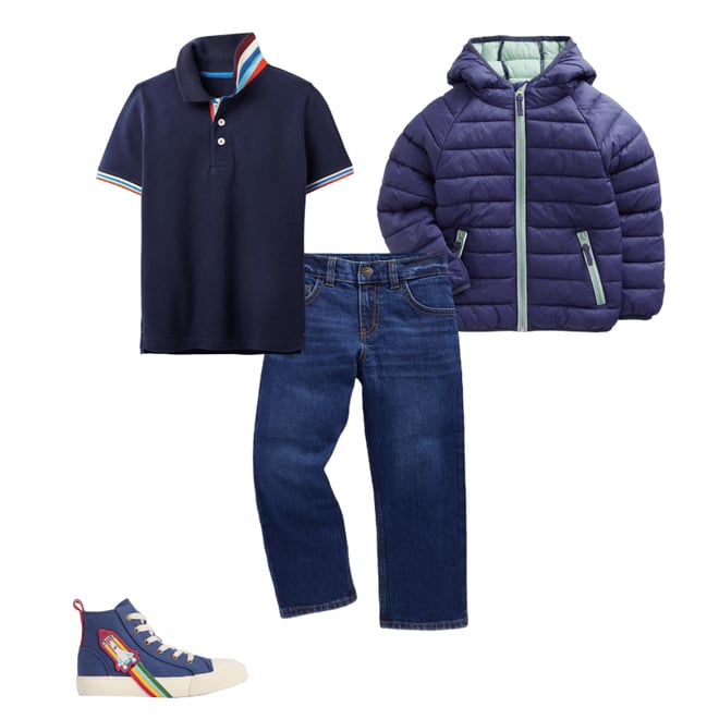 4th bundle featuring 3 items which compliment Pack-Away Padded Jacket