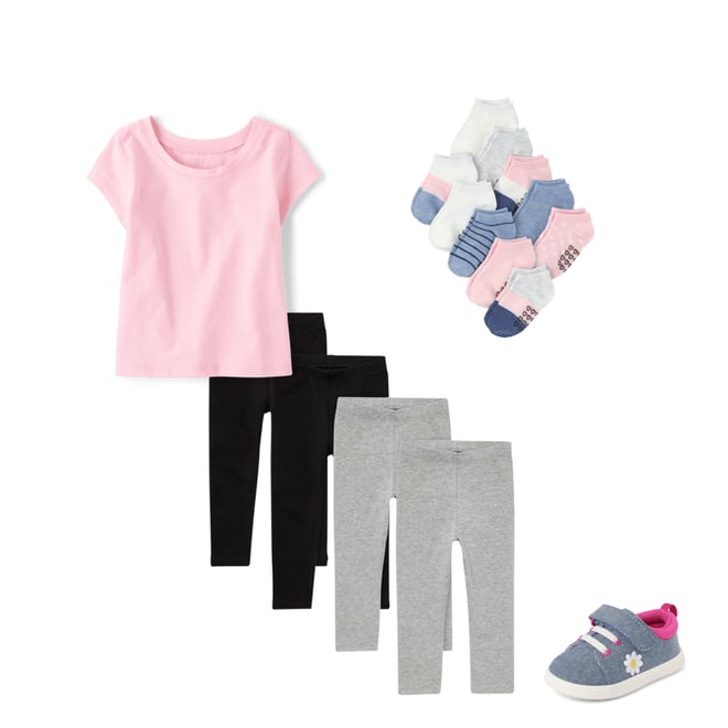 3rd bundle featuring 3 items which compliment Baby And Toddler Girls Daisy First Steps Sneakers