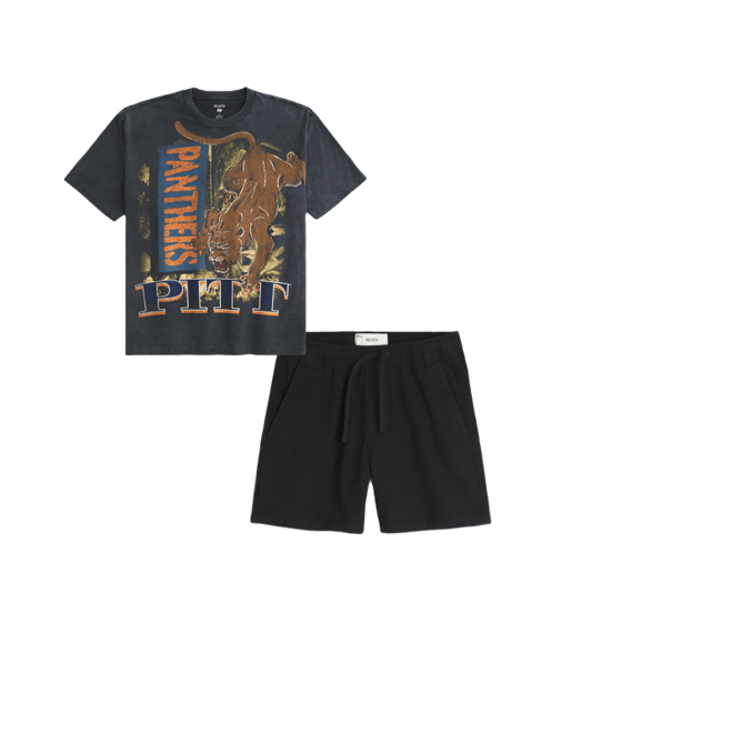 Boxy Pitt Panthers Graphic Tee