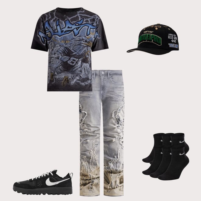 Majestik Football Eagle Tee