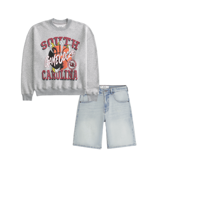 Baggy Jean Shorts