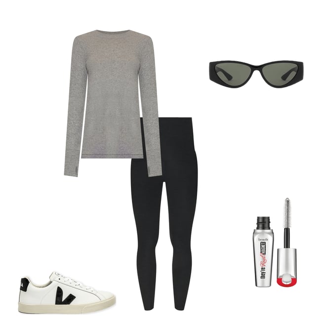 1st bundle featuring 4 items which compliment Cashmere Easy Cuffed Crew