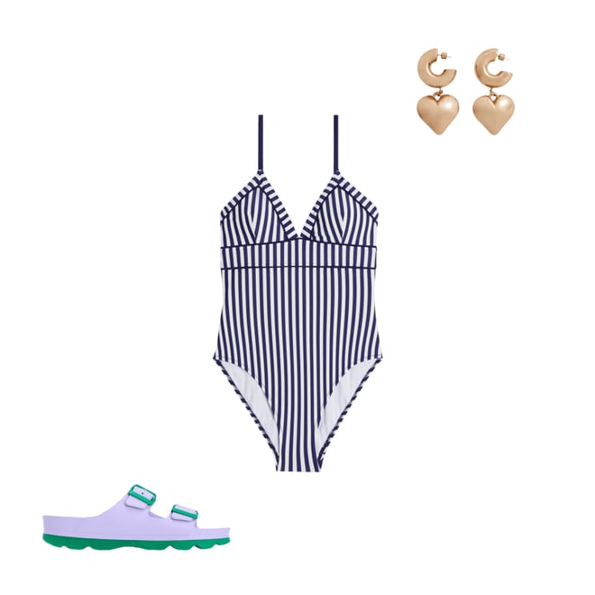 1st bundle featuring 2 items which compliment Lyla Double Buckle Sliders-Lavender Purple
