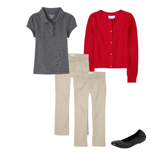 2nd bundle featuring 3 items which compliment Girls Quilted Ballet Flats