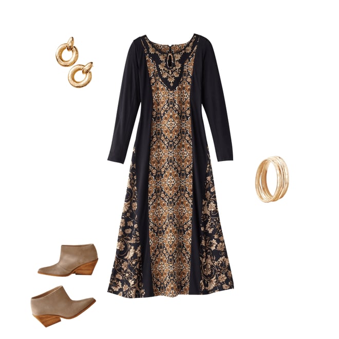 3rd bundle featuring 3 items which compliment Priska Maxi Dress