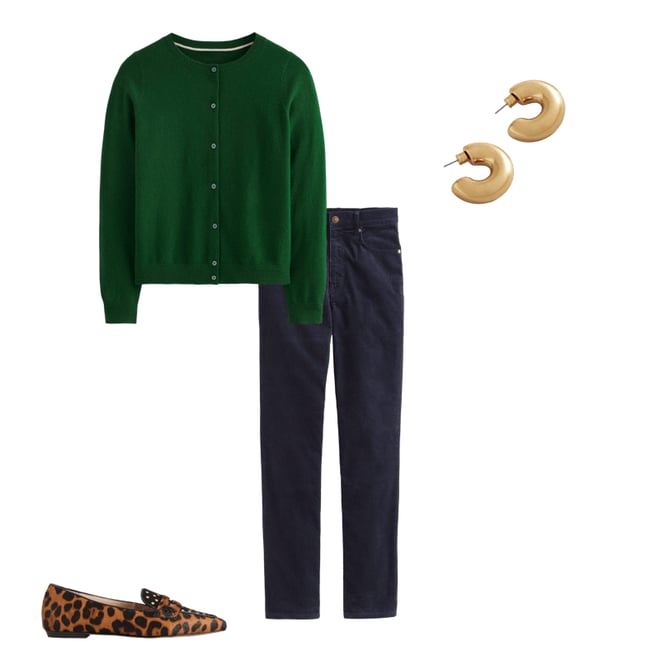 3rd bundle featuring 3 items which compliment Eva Cashmere Crew Cardigan