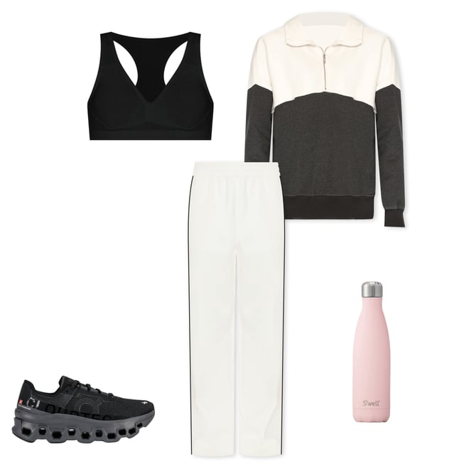1st bundle featuring 4 items which compliment The Colorblock Fleece Half-Zip Pullover