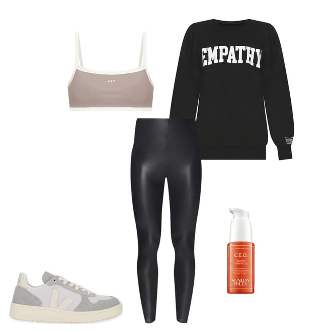 1st bundle featuring 4 items which compliment Matte Metallic Legging