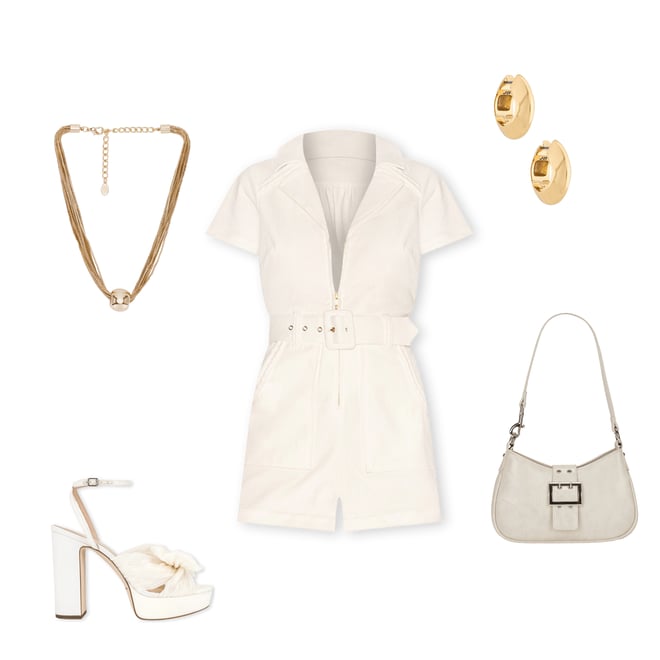 1st bundle featuring 4 items which compliment Natalia Pleated Knot Platform