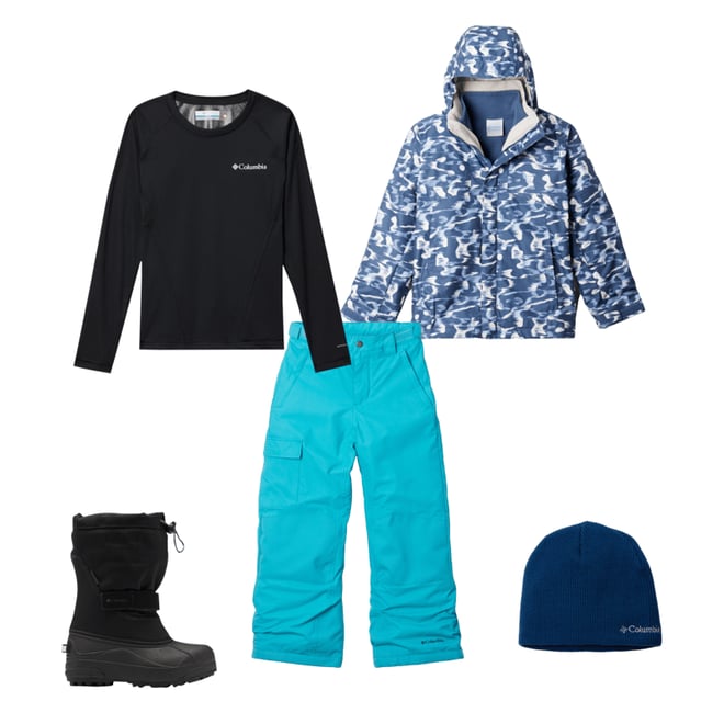 Kids' Omni-Heat™ Midweight Baselayer Crew | Columbia Sportswear Kids' Omni-Heat™ Midweight Baselayer Crew | Columbia Sportswear