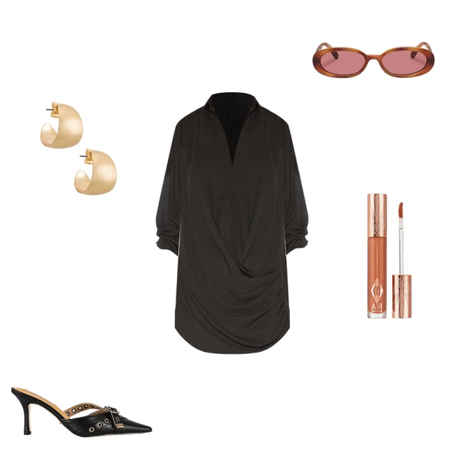 1st bundle featuring 4 items which compliment Drape Button Front Mini