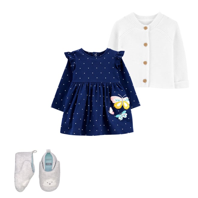 baby dress with matching headband