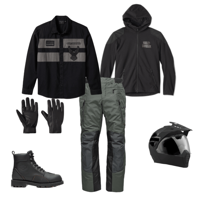 Willie G Skull Graphic Deflector 2.0 Hooded Riding Fleece
