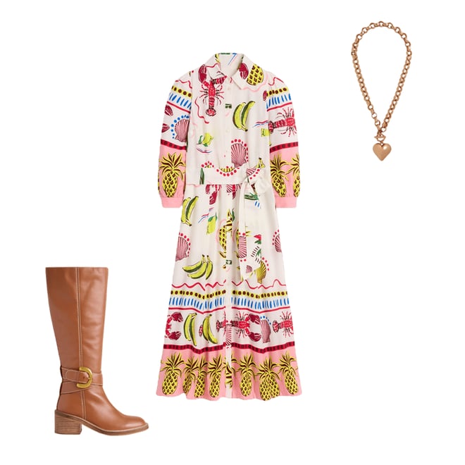 6th bundle featuring 2 items which compliment Clara Linen Blend Shirt Dress-Multi, Tropical Bonanza