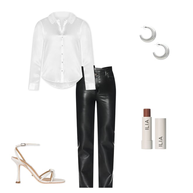 AGOLDE Recycled Leather Criss Cross Straight in Detox | REVOLVE