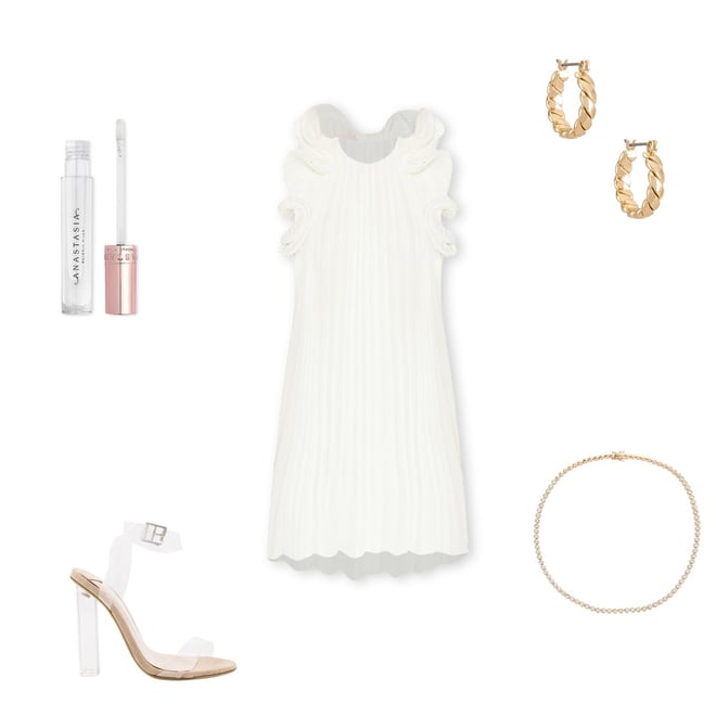 AMUR Mimi Dress in Off-White | REVOLVE
