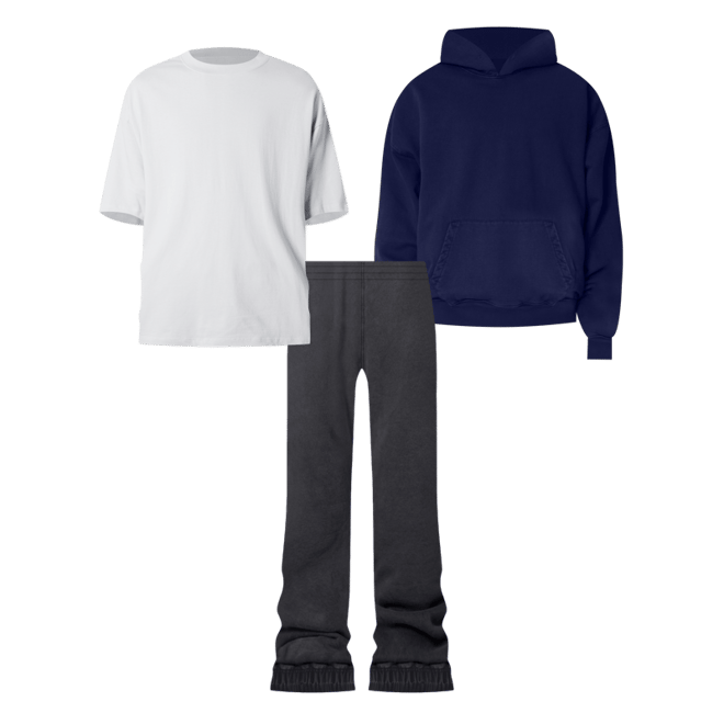 Bootcut Sweatpants - Vintage Black | mnml | shop now