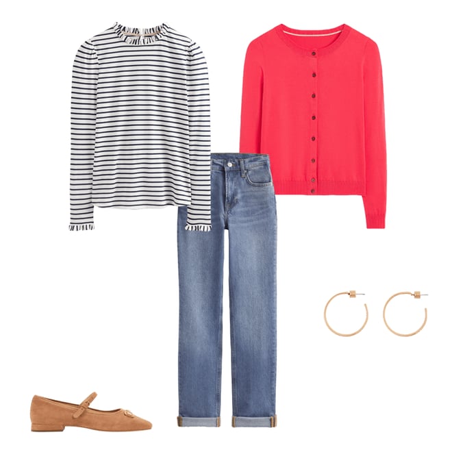 4th bundle featuring 4 items which compliment Supersoft Frill Detail Top