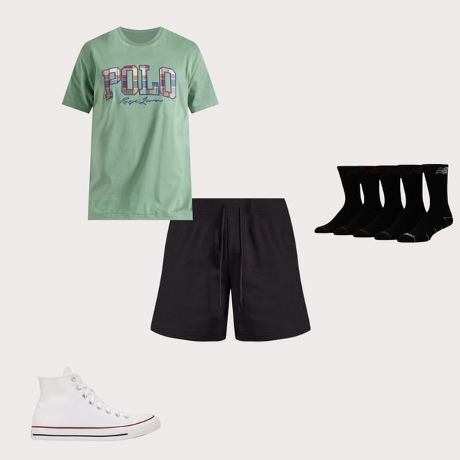 Polo Ralph Lauren Plaid Logo Tee