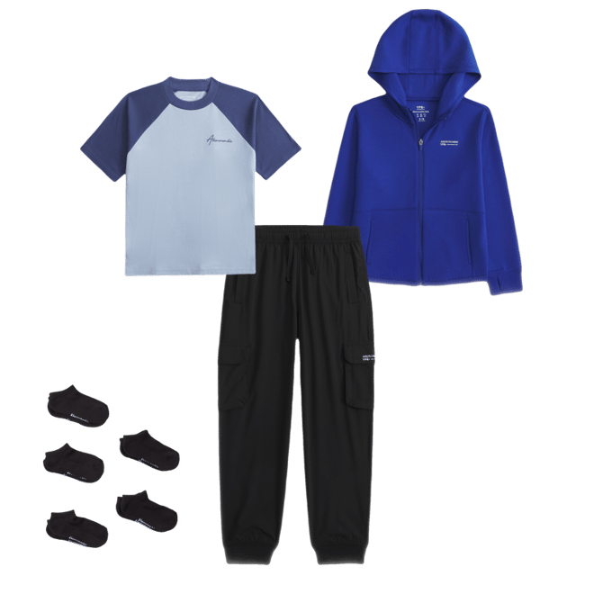 ypb neoknit active logo full-zip hoodie
