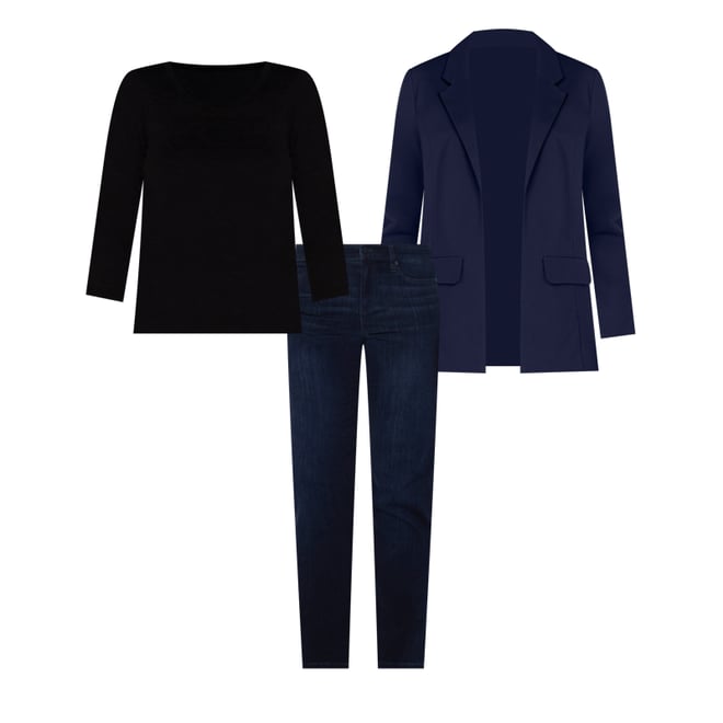 3rd bundle featuring 2 items which compliment Boyfriend Blazer With Princess Darts
