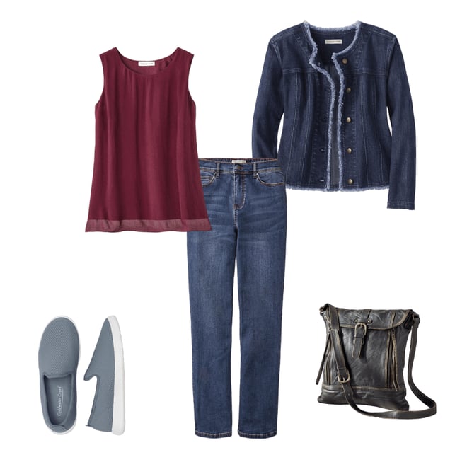 Frayed Edge Denim Jacket