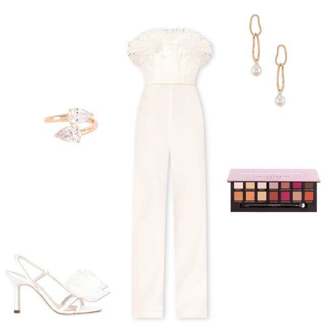 1st bundle featuring 4 items which compliment Lola Blanc Feather Jumpsuit