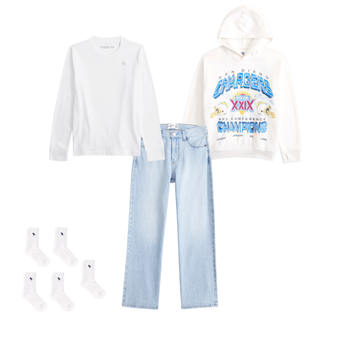 san diego chargers graphic popover hoodie