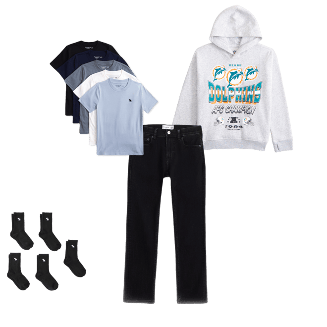 miami dolphins graphic popover hoodie
