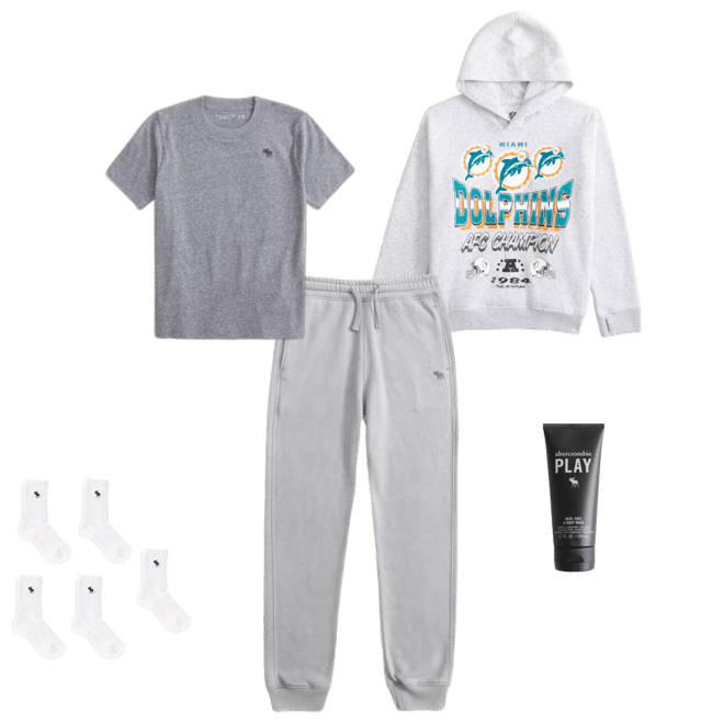 miami dolphins graphic popover hoodie