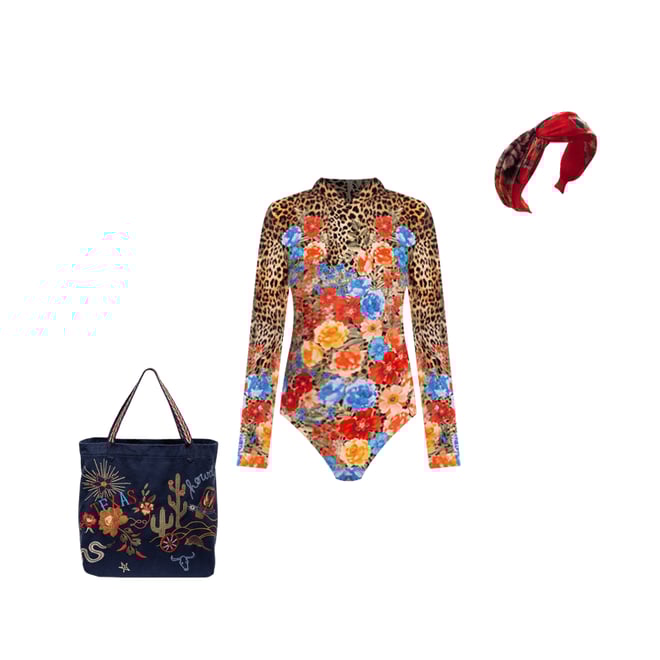 Buy CHEETAH CROSS OVER NECK SURF ONE PIECE | Johnny Was Buy CHEETAH CROSS OVER NECK SURF ONE PIECE | Johnny Was