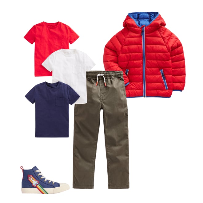 3rd bundle featuring 3 items which compliment Slim Pull On Trousers-Classic Khaki