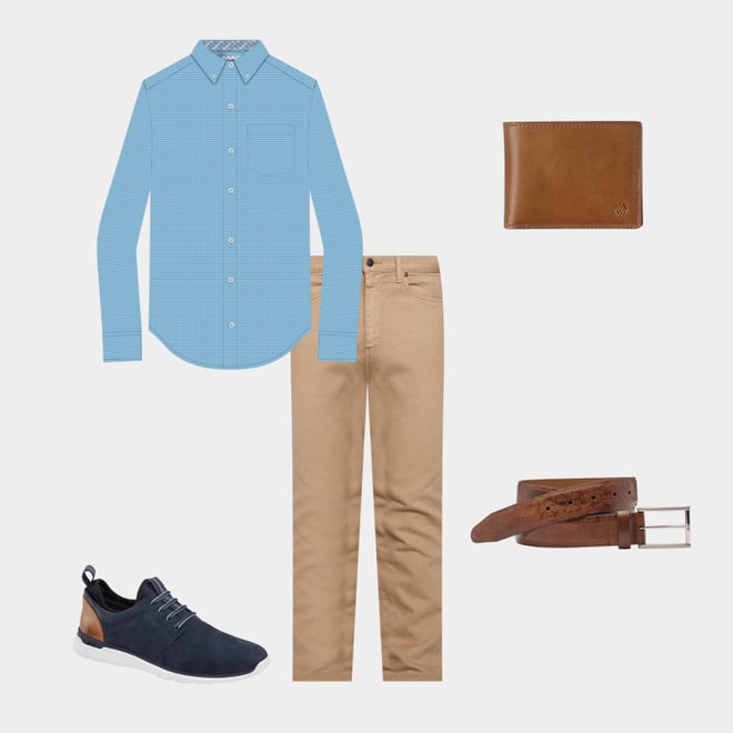 XC4® Long-Sleeve Stretch-Woven Shirt