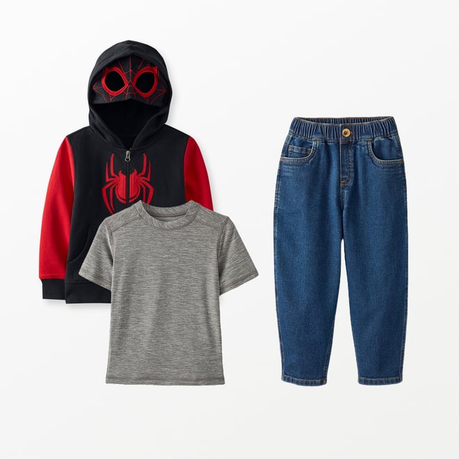 Marvel Miles Morales French Terry Hoodie | Hanna Andersson