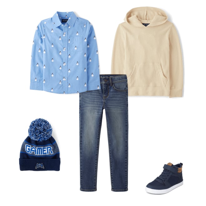 8th bundle featuring 4 items which compliment Boys Skinny Jeans