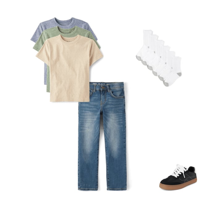 6th bundle featuring 3 items which compliment Boys Marled Top 3-Pack