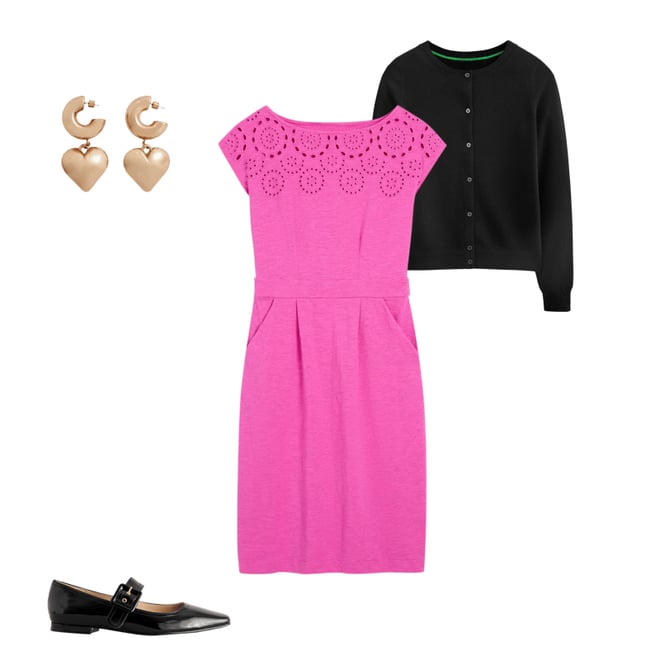 3rd bundle featuring 3 items which compliment Florrie Broderie Dress-Cosmos Pink