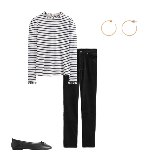 3rd bundle featuring 3 items which compliment Supersoft Frill Detail Top