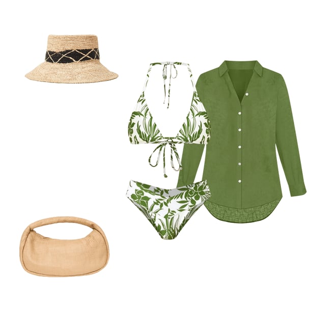 2nd bundle featuring 4 items which compliment Eco Chic Econyl® Eco Sofia Bikini Top