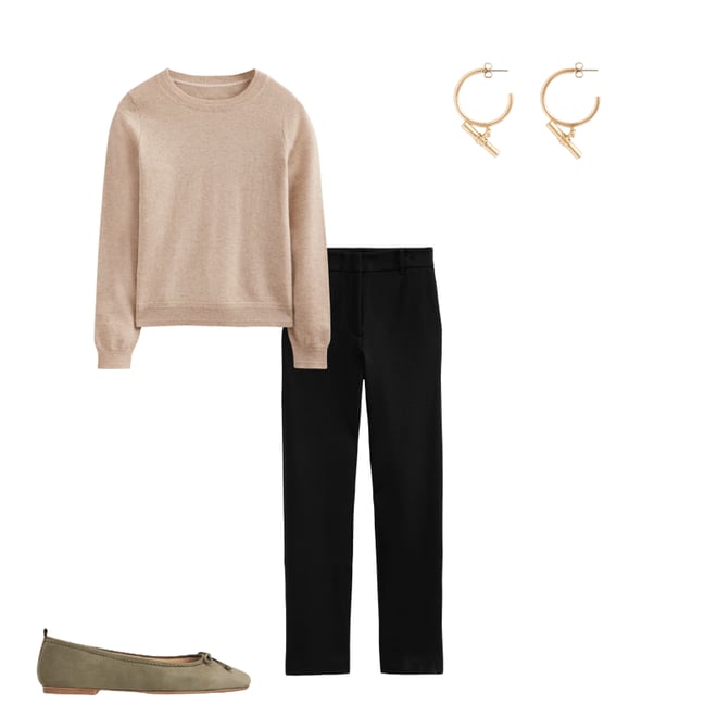 Eva Cashmere V-Neck Sweater-Chinchilla Melange | Boden USA Eva Cashmere V-Neck Sweater-Chinchilla Melange | Boden USA