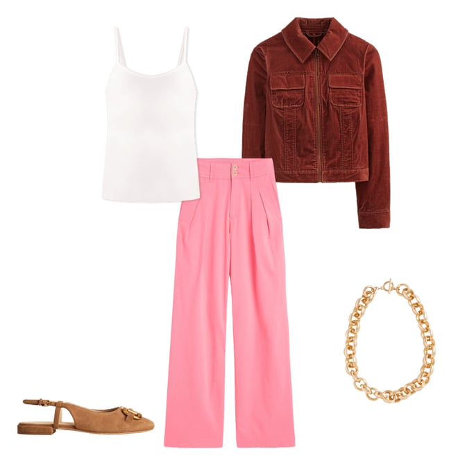 5th bundle featuring 4 items which compliment Plain Cami Top