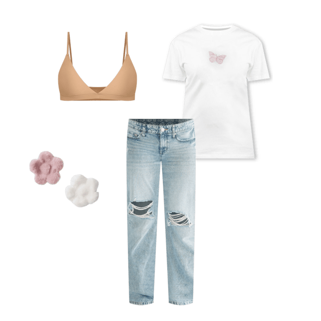 Seriously Soft Butterfly Vintage Fit Graphic Tee
