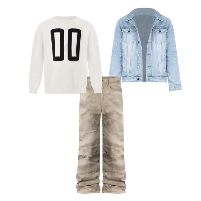 Every Day Trucker Jacket - Light Blue | mnml | shop now