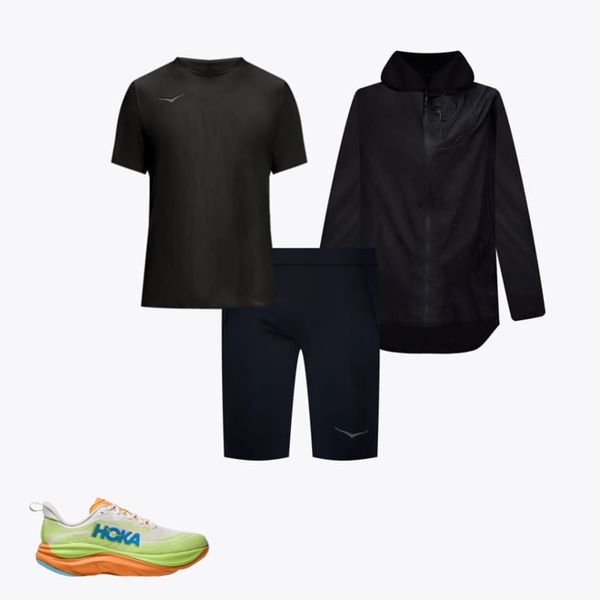 HOKA ONEONE SKYFLOW JACKET ブラック　Sサイズ HOKA Skyflow Jacket Black