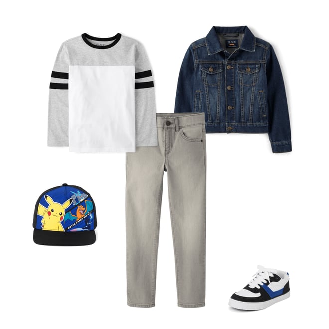 Boys Long Sleeve Denim Jacket - BLUE | The Children's Place