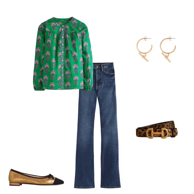 6th bundle featuring 4 items which compliment Iris Snaffle Trim Leather Belt