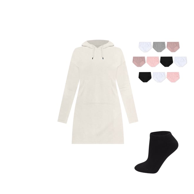 Flex fleece hoodie dress hotsell
