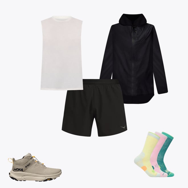 HOKA ホカオネオネ　SKYFLOW JACKET ブラック　サイズS HOKA Skyflow Jacket Black