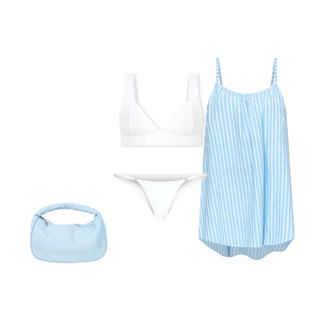 洋書 Strip show Product | LSPACE Melody Cover Up - By The Bay Stripe